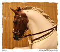Halter bridle combo for model horses made by Jana Skybova